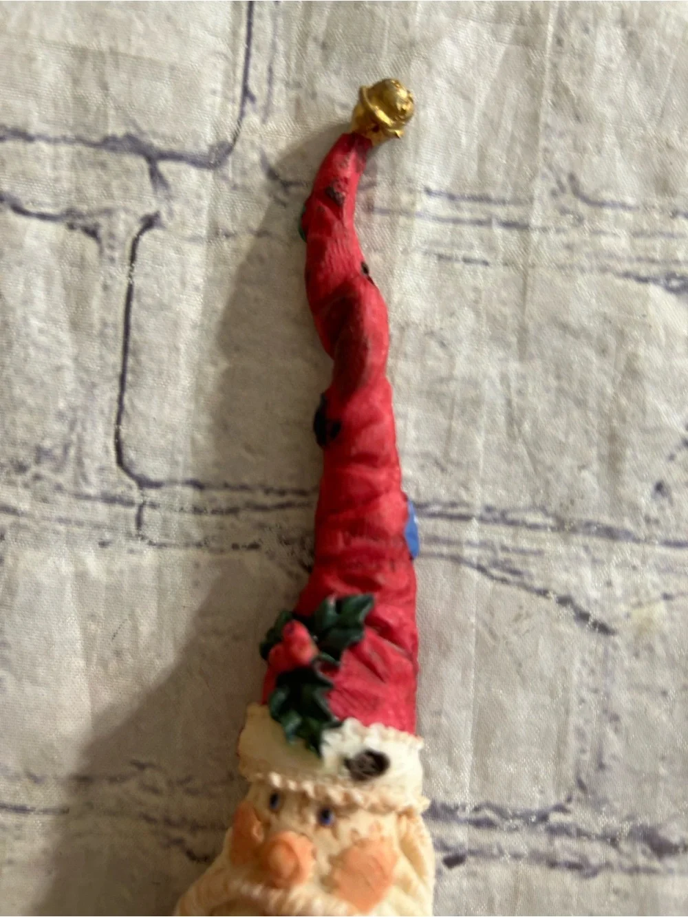 VINTAGE FOLK ART PENCIL SANTA HOBO PANTS CHRISTMAS TREE & MORE FIGURINE